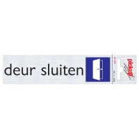 BORD ALULOOK DEUR SLUITEN 165X44 MM ZELFKLEVEND