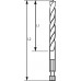 HOUTSPIRAALBOOR HSS 6KANT 10X87X133