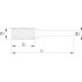 CILINDRISCH‚ SCHACHT 6 MM 6-UNI 10X19X6X64MM