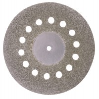DIAMANT DOORSLIJPSCHIJF MET KOELGATEN Ø 38MM + HOUDER