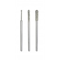 DIAMANT-GECOATE SLIJPSTIFT, KOGEL Ø 1,2 MM, 2 ST.