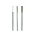 DIAMANT-GECOATE SLIJPSTIFT, KOGEL Ø 1,2 MM, 2 ST.