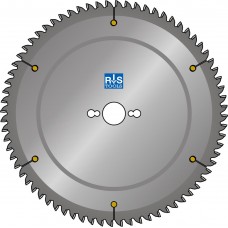 VOOR: DUN ALUMINIUMPROFIEL EN TRESPA. D=190 Z=60 ASGAT=30 B/C=2,8/2,2