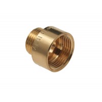 BONFIX DRAAD MESSING NEUSSTUK 1" BI.DR. X 1/2" BU.DR.