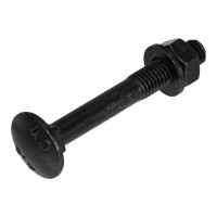BLACKLINE SLOTBOUT+ MOER+ SLUITRING HCP ZWART M6X50 (25)